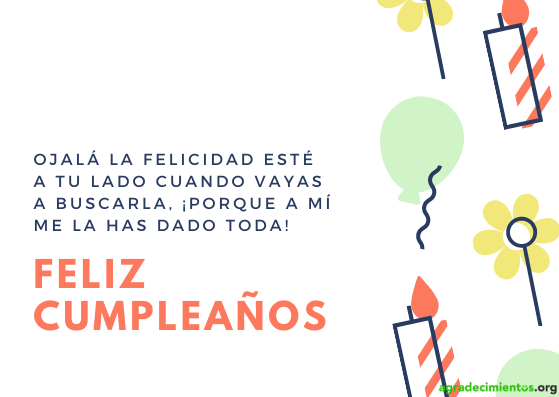 Feliz cumpleaños a tu lado